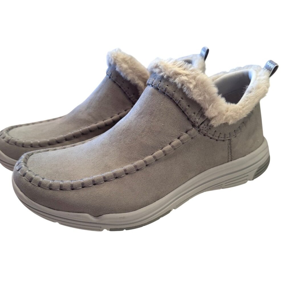 Ryka Ariana Cozy Lined Size 8 Paloma Gray Ankle Bootie Lined NWB
